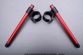 Pareja de semimanillares elevados 51 mm APRILIA