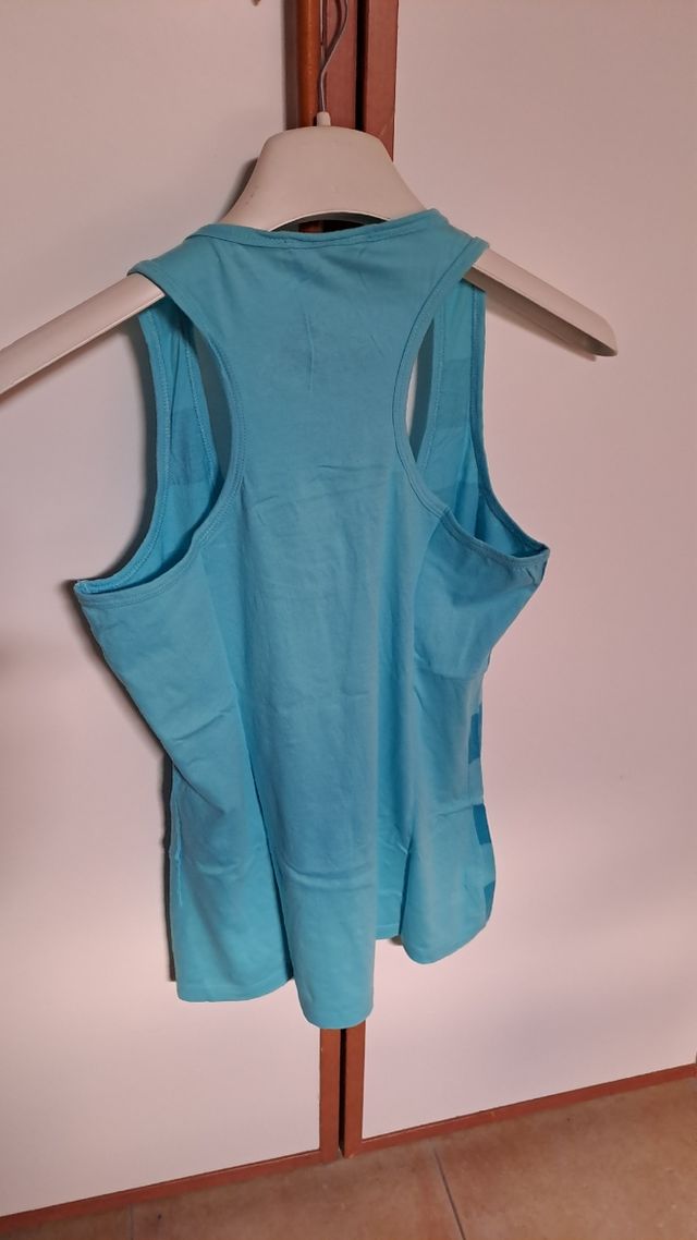 Canotta Muppets Miss Piggy azzurra