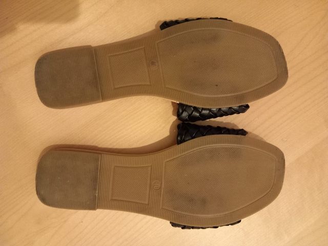 Sandali intrecciati neri - n.40