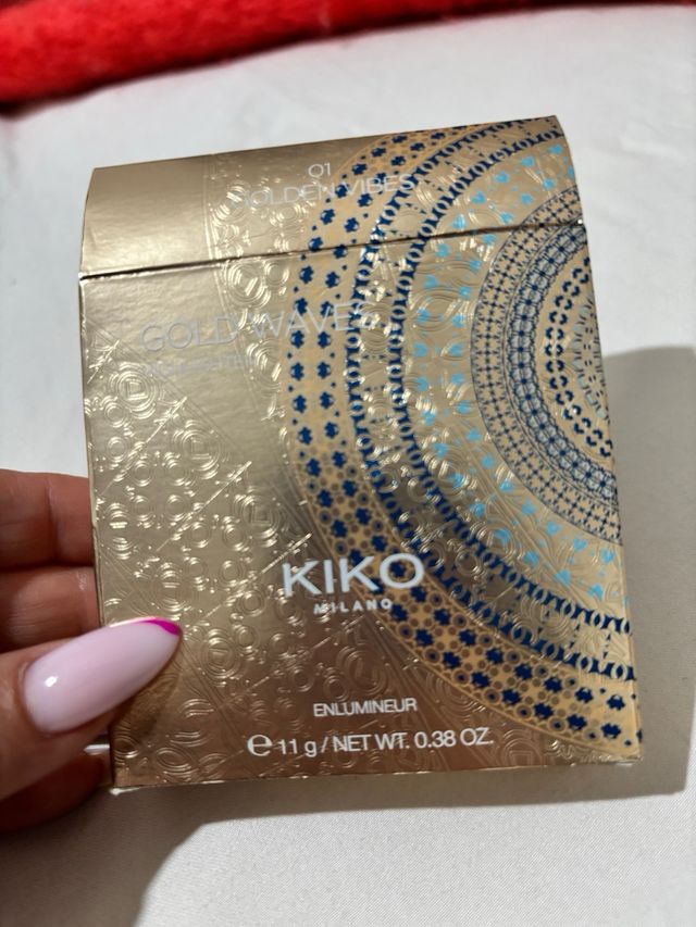 Iluminador en polvo Kiko Golden Waves ed. limitada