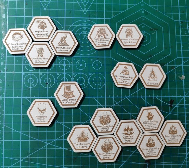 Tokens Blades of Khorne / Filos Khorne Warhammer