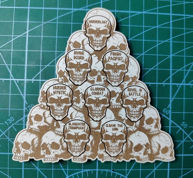 Tokens Blades of Khorne / Filos Khorne Warhammer