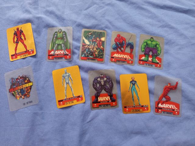 Cartas Marvel: ¡Coleccionables!