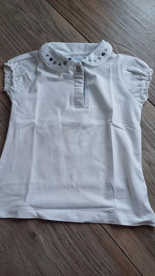 Polo bimba mayoral bianca
