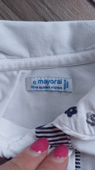 Polo bimba mayoral bianca