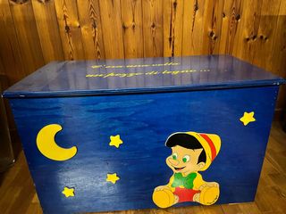 Panca giochi Pinocchio in legno