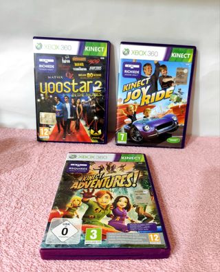 3 Giochi Xbox 360 Kinect: Yoostar2, Joy Ride, Adve