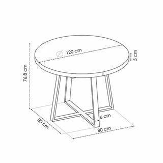 MESA DE COMEDOR DUNA RMB