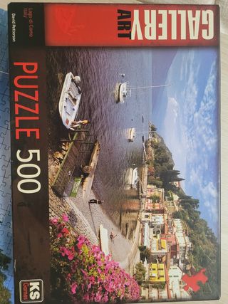 Puzzle Llac di Como, Itàlia 500 peces