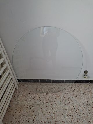 Cristal mesa redonda 90cm