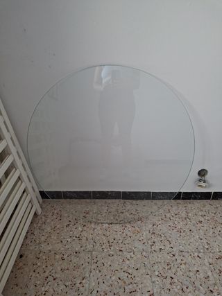 Cristal mesa redonda 90cm
