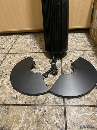 Ventilador de pie con mando 