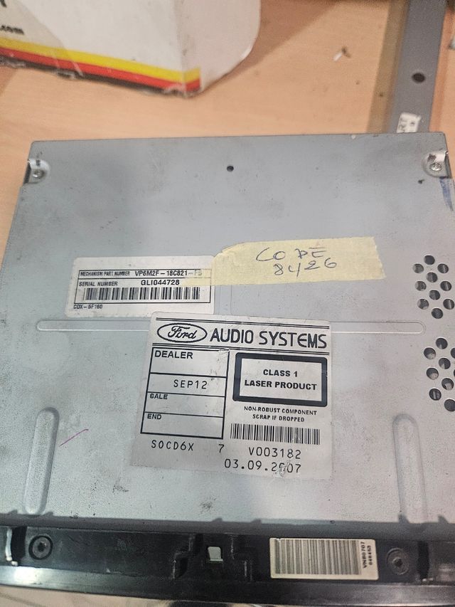 Radio Sony CD para Ford S-Max