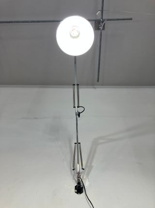 Lampada "tecnica" cromo da parete/morsetto