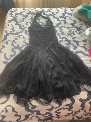 Vestido negro tul - Fiesta