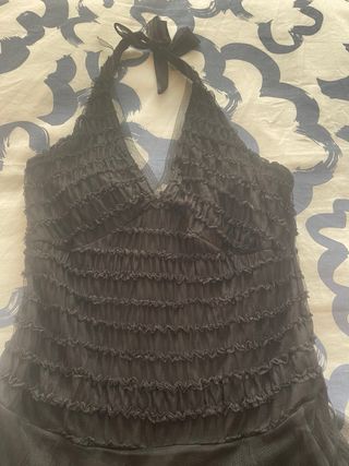 Vestido negro tul - Fiesta
