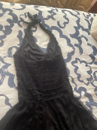 Vestido negro tul - Fiesta