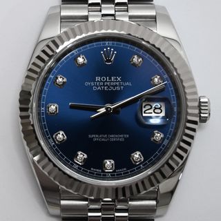 Rolex Datejust 41mm Azul Diamantes