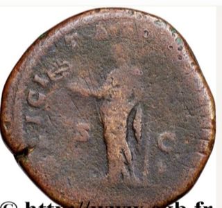 Moneda romana!Sestercio Clodio Albino!Rarisimo!R2!