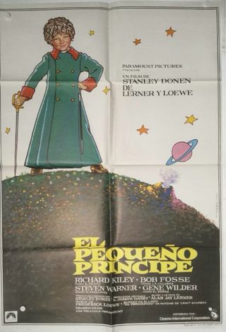 Cartel DE  Cine: El Principito( pequeño  principe