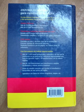 Diccionario Oxford Avanzado: Espanol-Ingles/Ing...