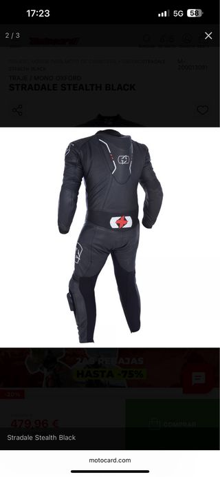 Mono moto Oxford Stradale - Negro