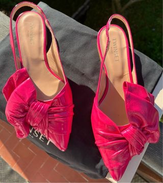 Ballerine Twinset rosa - fiocco