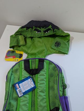 Zaino e Cappuccio Hulk Marvel