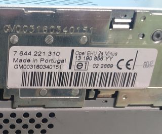 Radio CD Opel CD30 - Gris