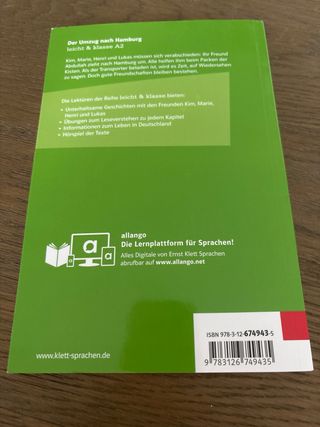 Libro Alemán: Der Umzug nach Hamburg (A2)