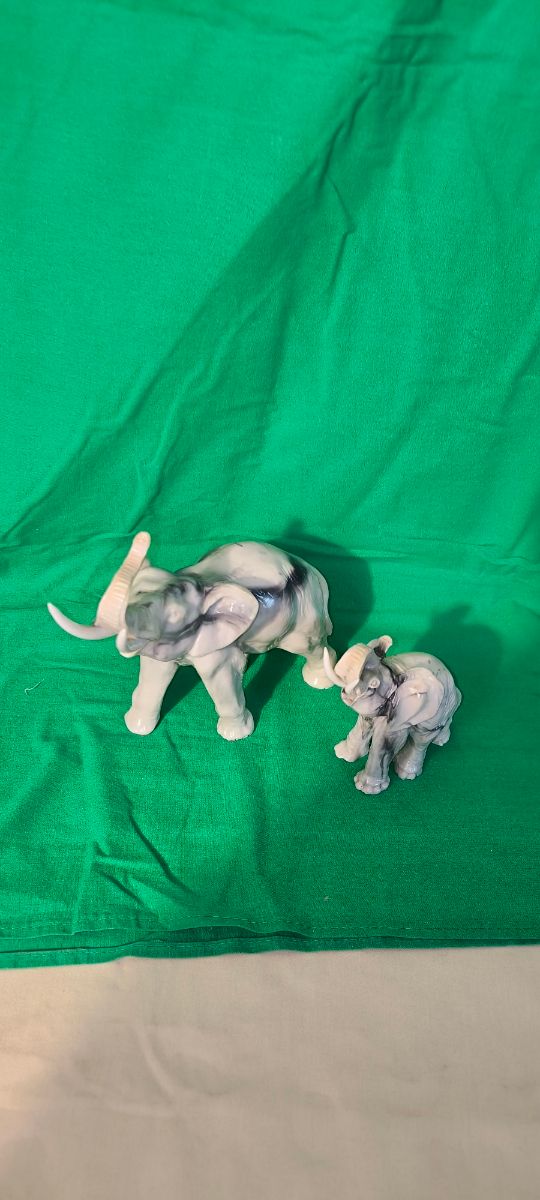 Elefantes porcelana decorativos