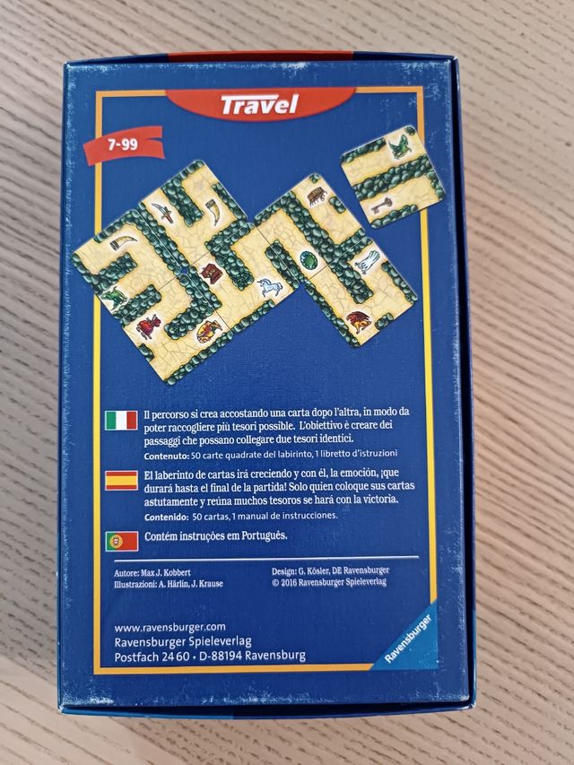 Gioco da tavolo Labyrinth Card