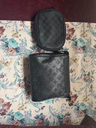 Bolso bandolera negro | 2 piezas