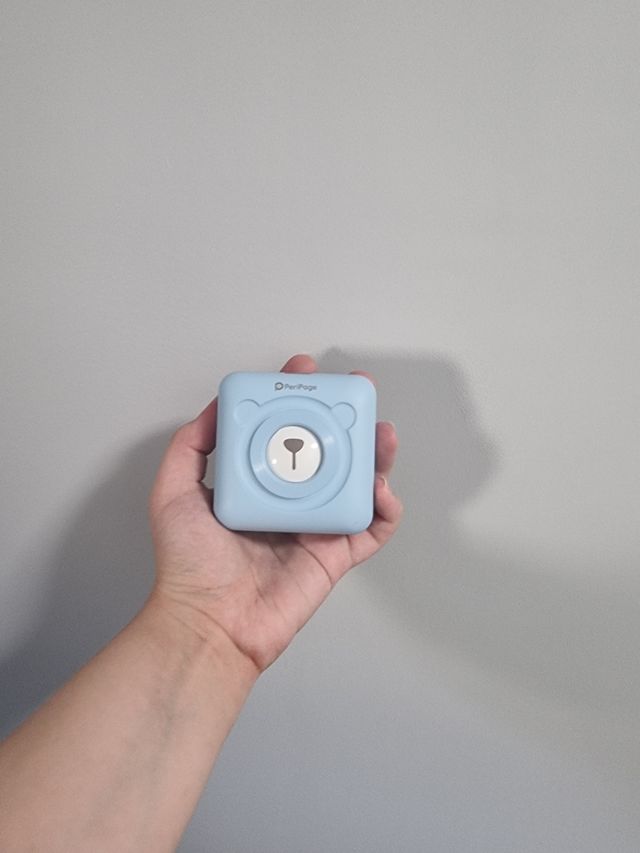 Mini impresora Peripage azul +6 rollos