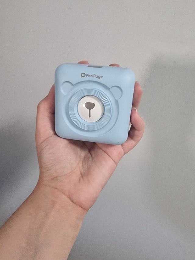 Mini impresora Peripage azul +6 rollos