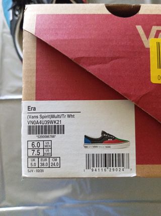 Vans Era - Multicolor - 38
