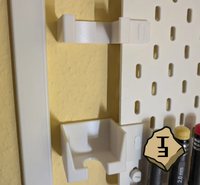 Soporte Regleta para IKEA Skadis enchufes