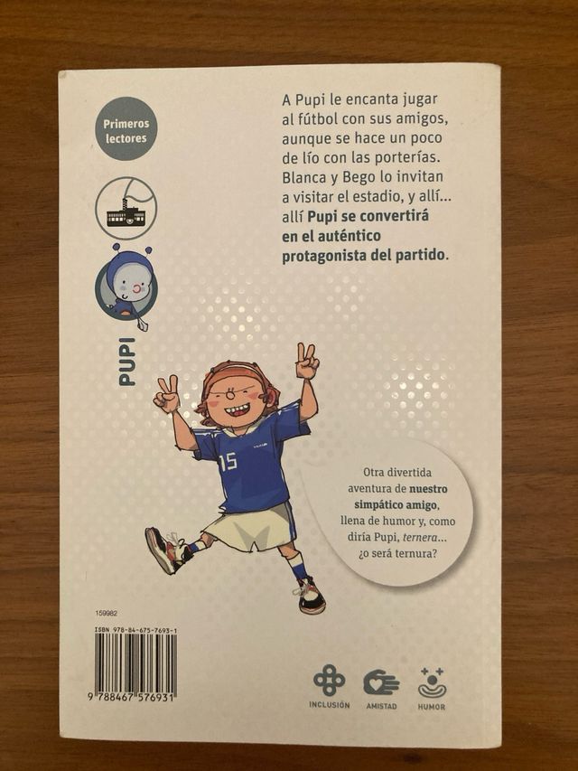 Pupi quiere ser futbolista