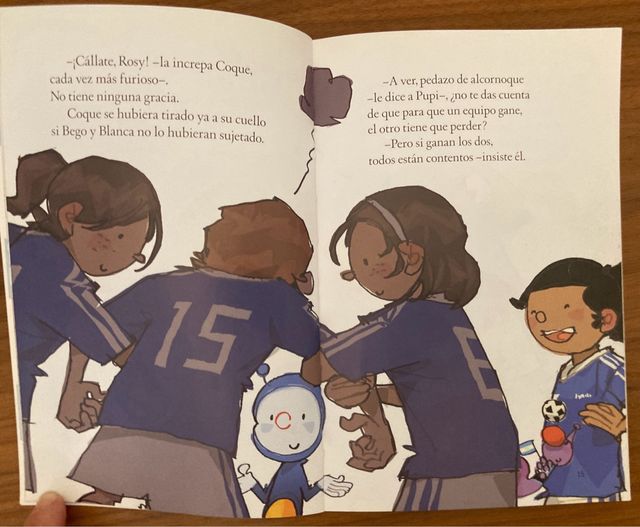 Pupi quiere ser futbolista