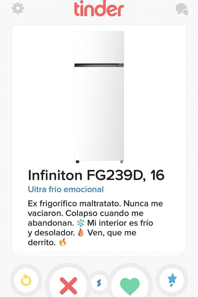 Infiniton frigorifico AA