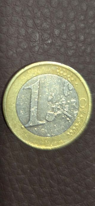 Moneda 1 Euro 2002 Grecia. Búho.