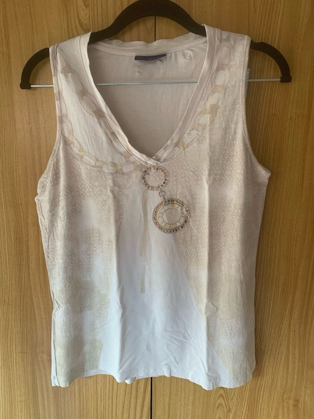 Top Trussardi Jeans beige Tg S