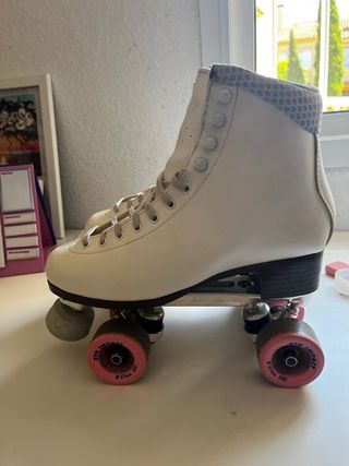 Patines Blancos Marca Harcey