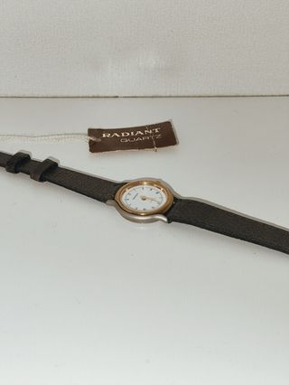 Reloj Radiant mujer, correa cuero marrón