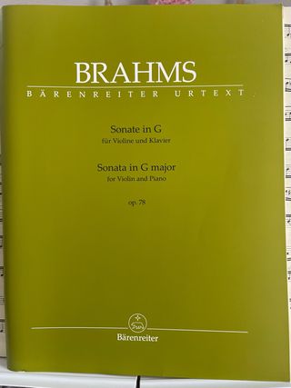 Brahms - Sonata en Sol Mayor Op.78