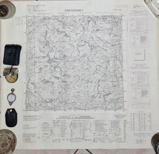 Bussola, Mappe Militari Vintage