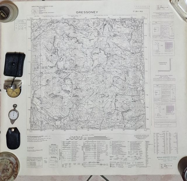 Bussola, Mappe Militari Vintage