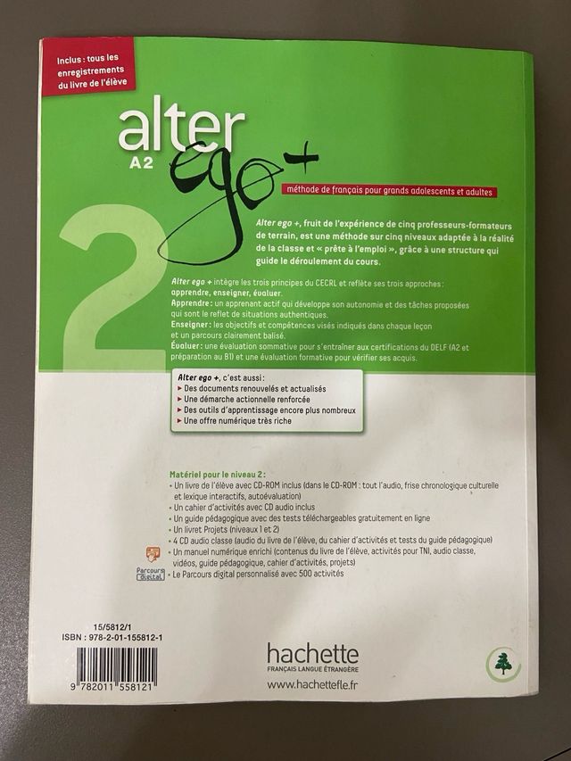 Alter EGO Plus: Livre de l'eleve + CD-Rom A2