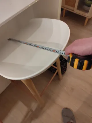 2 Taburetes cocina blanco-madera