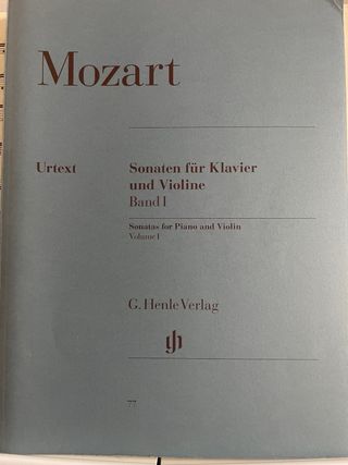 Sonatas Mozart - Piano & Violín Vol. 1